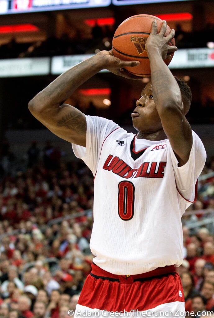 Terry Rozier Louisville vs. Ohio State Basketball 12-2-2014 Photo By Adam Creech