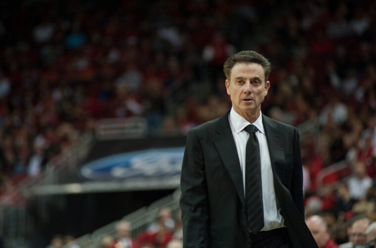 Rick Pitino Louisville vs. St. Francis (Brooklyn) 11-25-2015 Photo by Wade Morgen
