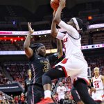Jazmine Jones Louisville vs. Florida State 1-21-2018 Photo by William Caudill, TheCrunchZone.com