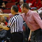 Jeff Walz, Referee, Official Louisville vs. Notre Dame 1-11-2018 Photo by William Caudill, TheCrunchZone.com
