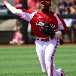 Devin Hairston Louisville vs. Wright State 6-5-2016 Photo by William Caudill