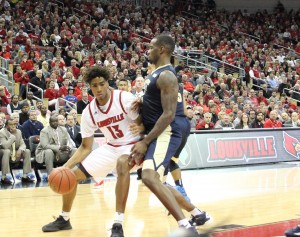 Ray Spalding Louisville vs. Pittsburgh 1-14-2016 Photo by William Caudill