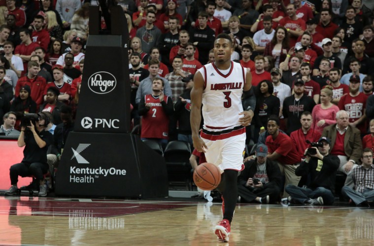 Trey Lewis Louisville vs. Pittsburgh 1-14-2016 Photo by William Caudill
