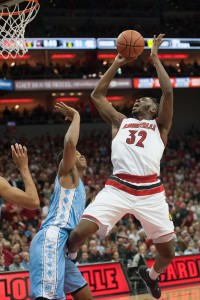 Chinanu Onuaku Louisville vs. North Carolina 2-1-2016 Photo Courtesy of Wade Morgen