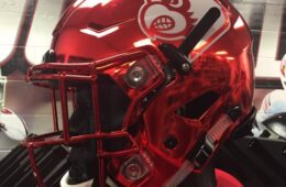 Louisville Red Helmet Debut