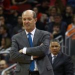 Kevin Stallings Louisville vs. Pitt 1-11-2017 Photo By William Caudill TheCrunchZone.com