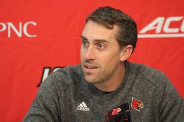 Peter Sirmon Introductory Press Conference Louisville Football 1-30-2017 Photo By Mark Blankenbaker TheCrunchZone.com