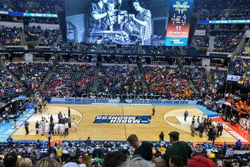 Banker's Life Field House Indianapolis Michigan vs. Oklahoma State NCAA 1st Round 3-16-2017 Photo by Ashley Satterfield