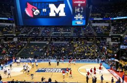 Louisville vs. Michigan Banker's Life Field House Indianapolis NCAA 2nd Round 3-19-2017 Photo by Ashley Satterfield