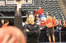 Mike Balado Louisville Basketball Open Practice NCAA 1st Round 3-16-2017 Photo by Mark Blankenbaker