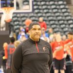 Kenny Johnson Louisville Basketball Open Practice NCAA 1st Round 3-16-2017 Photo by Mark Blankenbaker