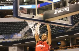 VJ King Louisville Basketball Open Practice NCAA 1st Round 3-16-2017 Photo by Mark Blankenbaker
