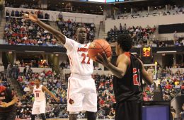 Deng Adel Louisville vs. Jacksonville State Banker's Life Field House Indianapolis NCAA 1st Round 3-16-2017 Photo by Mark Blankenbaker