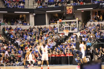 Tony Hicks Louisville vs. Michigan Banker's Life Field House Indianapolis NCAA 2nd Round 3-19-2017 Photo by Mark Blankenbaker