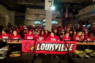 Louisville Women's Basketball Watch Party 3-14-2017 Photo by Daryl Foust TheCrunchZone.com