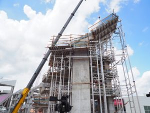 Papa John's Cardinal Stadium Construction Update Photo by Cindy Rice Shelton 8-18-2017, TheCrunchZone.com