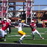 Malik Williams Louisville Football vs. Kent State 9-23-2017 Photo by Cindy Rice Shelton, TheCrunchZone.com