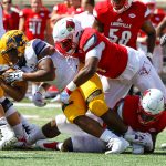 Defense Louisville Football vs. Kent State 9-23-2017 Photo by William Caudill, TheCrunchZone.com