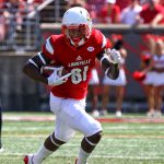 Emonee Spence Louisville Football vs. Kent State 9-23-2017 Photo by William Caudill, TheCrunchZone.com