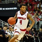 Quentin Snider Louisville Basketball vs. George Mason by Cindy Rice Shelton, 11-12-2017, TheCrunchZone.com