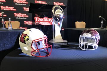 2017 Gator Bowl Louisville vs. Mississippi State Preview Press Conference 12-29-2017 Photo by Mark Blankenbaker, TheCrunchZone.com