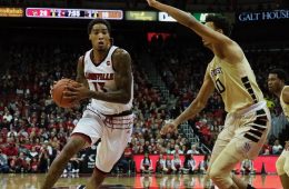 Ray Spalding Louisville vs. Wake Forest 1-27-2018 Photo by Cindy Rice Shelton, TheCrunchZone.com