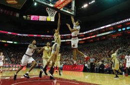 Anas Mahmoud Louisville vs. Wake Forest 1-27-2018 Photo by Cindy Rice Shelton, TheCrunchZone.com