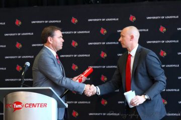 Vince Tyra Chris Mack Intro Press Conference Photo by William Caudill, TheCrunchZone.com