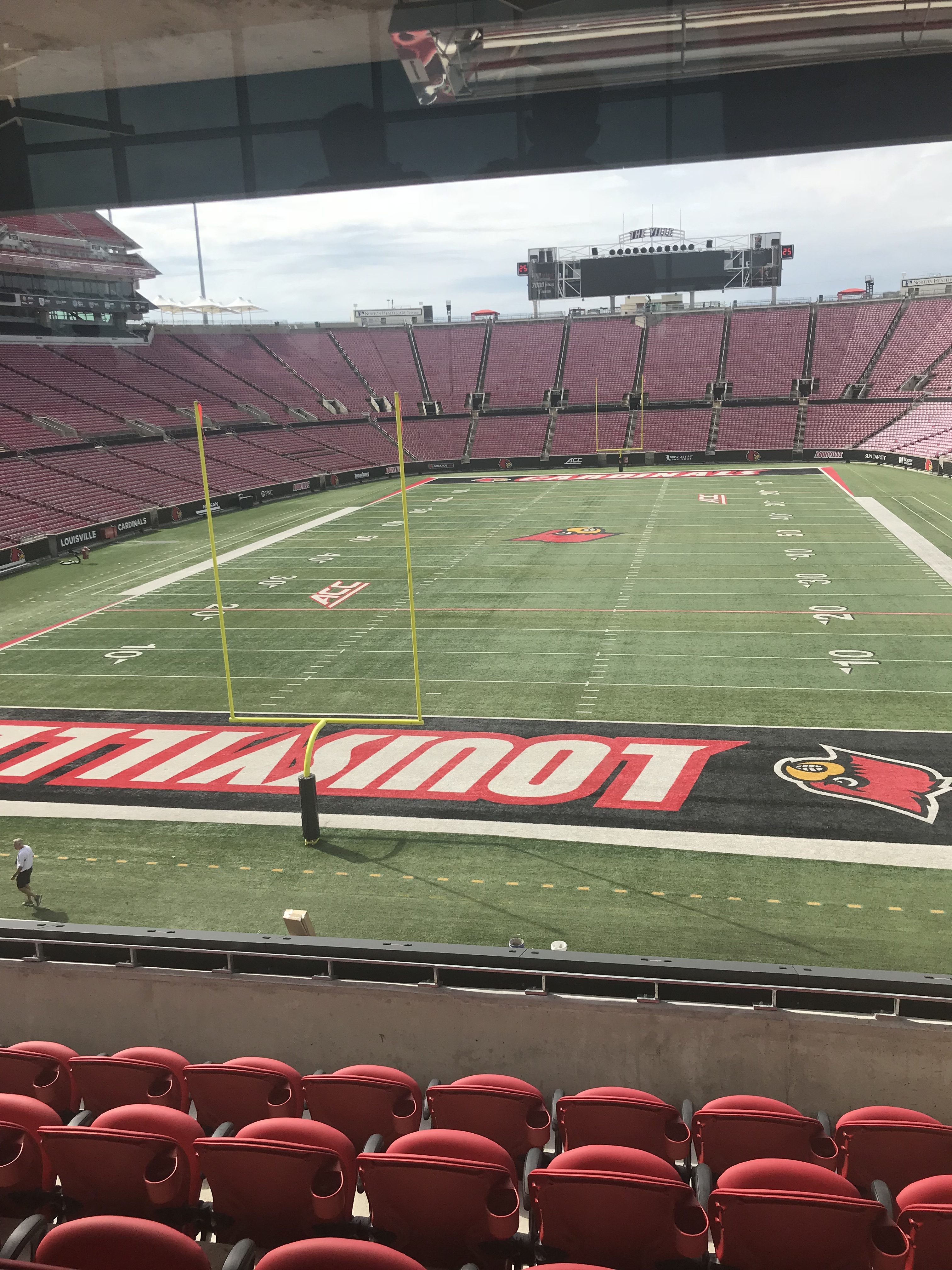 North End Zone Expansion Cardinal Stadium 9-5-2018. Photo by Mark Blankenbaker, TheCrunchZone.com