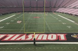 North End Zone Expansion Cardinal Stadium 9-5-2018. Photo by Mark Blankenbaker, TheCrunchZone.com
