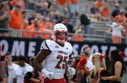 Dae Williams Louisville vs. Virginia 9-22-2018 Photo by Austin Sullivan, TheCrunchZone.com