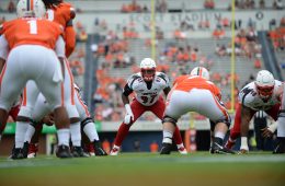 Nick Okeke, Jared Goldwire Louisville vs. Virginia 9-22-2018 Photo by Austin Sullivan, TheCrunchZone.com