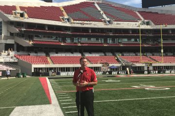 Vince Tyra North End Zone Expansion Cardinal Stadium 9-5-2018. Photo by Mark Blankenbaker, TheCrunchZone.com