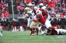 Dorian Etheridge, CJ Avery, Defense Louisville vs. Wake Forest 10-27-2018 Photo by Austin Sullivan TheCrunchZone.com
