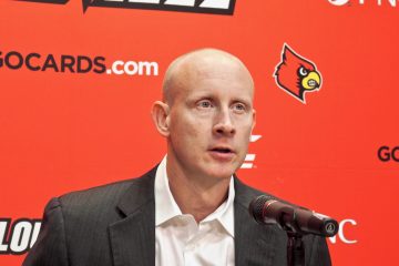 Chris Mack Louisville Basketball Red/White Scrimmage 10-21-2018 Photo by Cindy Rice Shelton TheCrunchZone.com