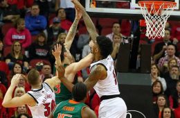 Malik Williams Louisville vs. Miami 1-6-2019 Photo by William Caudill, TheCrunchZone.com