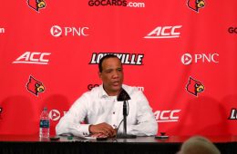 Kevin Keatts Louisville vs. NC State Post-Game 1-24-2019 Photo by William Caudill, TheCrunchZone.com