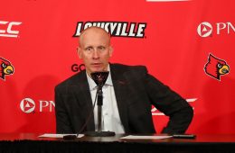 Chris Mack Louisville vs. Virginia Post-Game 2-23-2019, Photo by William Caudill, TheCrunchZone.com