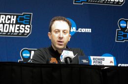 Richard Pitino, Louisville vs. Minnesota 3-20-2019 Photo by Mark Blankenbaker, TheCrunchZone.com
