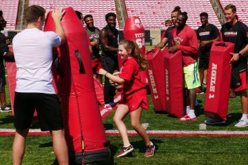 Camp Courage 2019 Louisville Football 7-26-2019. Photo by Tom Farmer, TheCrunchZone.com