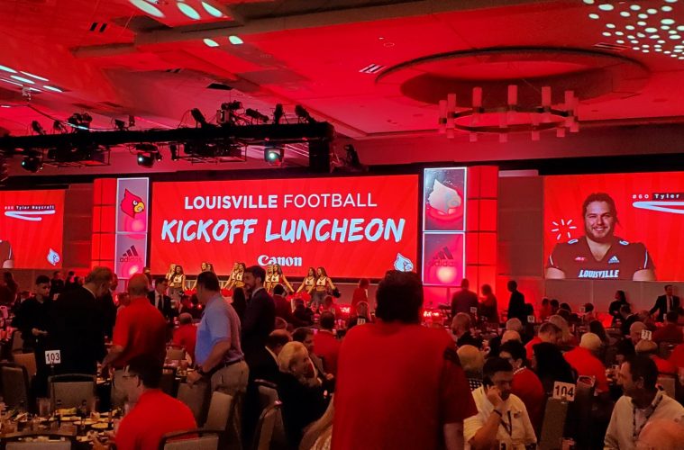 2019 Louisville Football Kickoff Luncheon 8-12-2019. Photo by Tom Farmer, TheCrunchZone.com