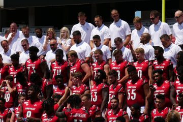 2019 Team Photo Louisville Football Media Day 8-23-2019. Photo by Tom Farmer, TheCrunchZone.com