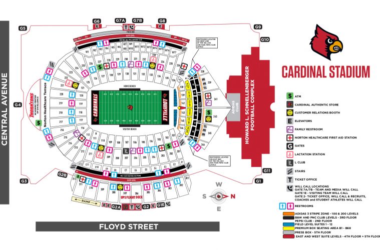 Louisville Football Clear Bag And Wanding Policy – Cardinal Sports Zone