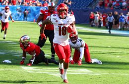Rodjay Burns TD Louisville vs. Western Kentucky (WKU) 9-14-2019, Nissan Stadium, Nashville, TN. Photo by William Caudill TheCrunchZone.com