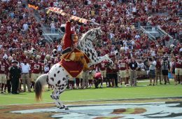 Renegade & Osceola Louisville vs. Florida State 9-21-2019 Photo by Mark Blankenbaker TheCrunchZone.com
