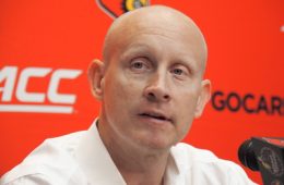 Chris Mack Louisville Basketball Media Day 10-26-2019 Photo by Cindy Rice Shelton, TheCrunchZone.com