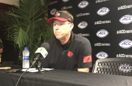 Scott Satterfield Louisville vs. Miami 11-9-2019 Photo by Mark Blankenbaker, TheCrunchZone.com