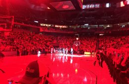 Intro, Red, KFC Yum! Center Louisville vs. Indiana State 11-13-2019 Photo by William Caudill, TheCrunchZone.com