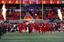 Intro, Louie, Scott Satterfield, Run Out Louisville vs. Syracuse 11-23-2019 Photo by William Caudill, TheCrunchZone.com