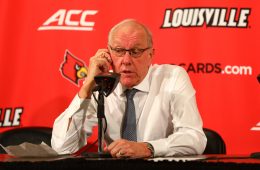 Jim Boeheim Louisville vs. Syracuse 2-20-2020 Photo by William Caudill, TheCrunchZone.com